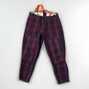 Vtg 1930 S Woolrich Red Black F 644